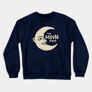 Moon Face Crewneck Sweatshirt